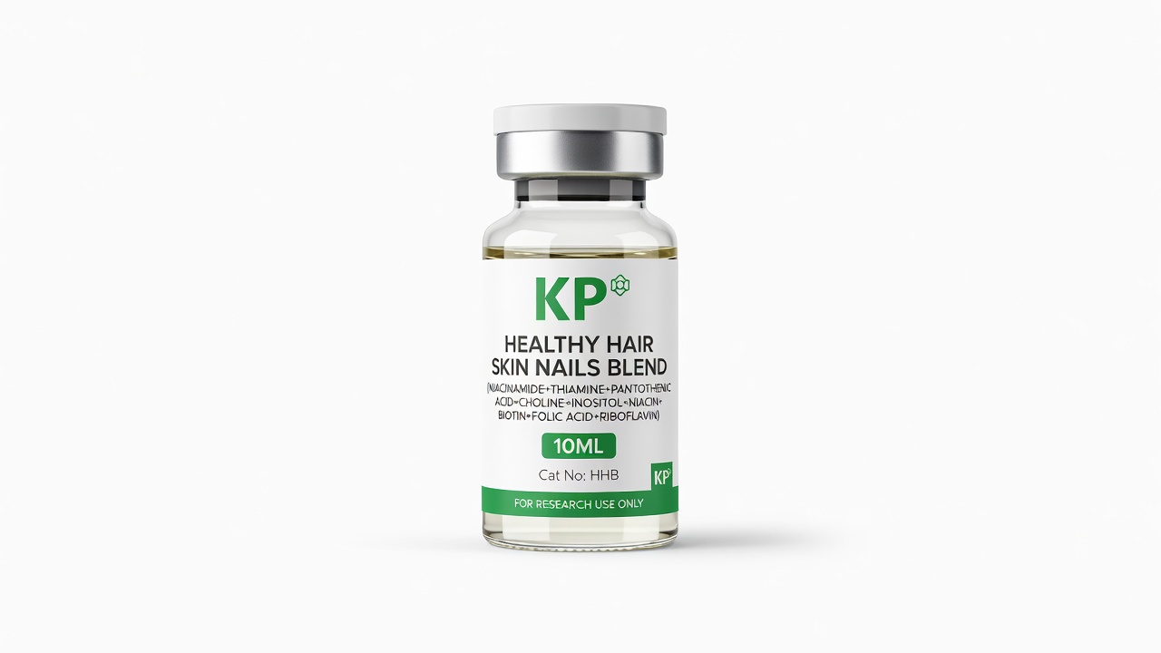 Healthy Hair Skin Nails Blend (Niacinamide+Thiamine+Pantothenic Acid+Choline+Inositol+Niacin+Biotin+Folic Acid+Riboflavin) product photo